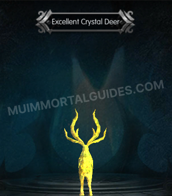 Excellent Crystal Deer