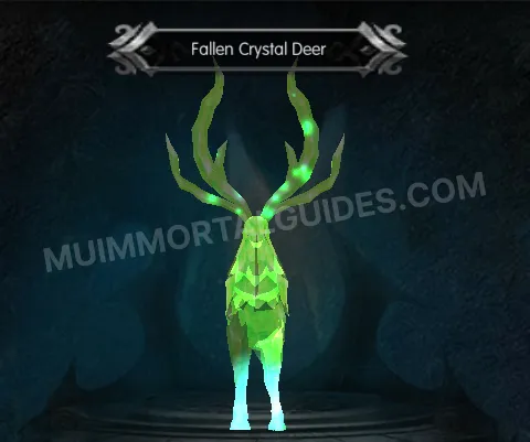 Fallen Crystal Deer