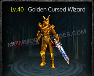 Golden Cursed Wizard