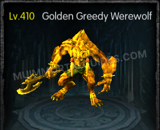 Golden Greedy Werewolf