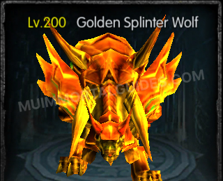 Golden Splinter Wolf