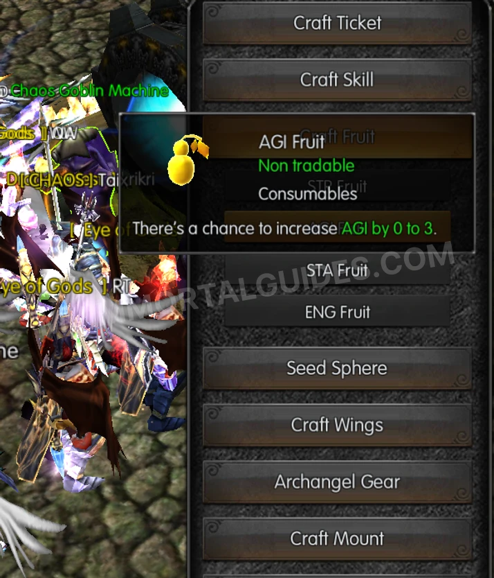 Screenshot of AGI Fruit