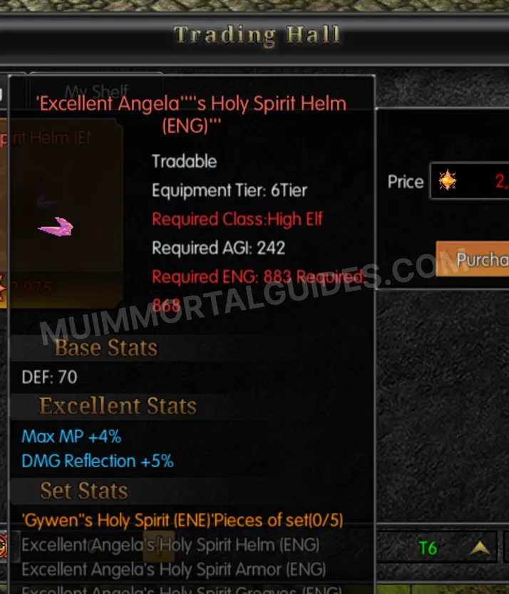 Screenshot of Excellent Angela's Holy Spirit Helm (ENG)
