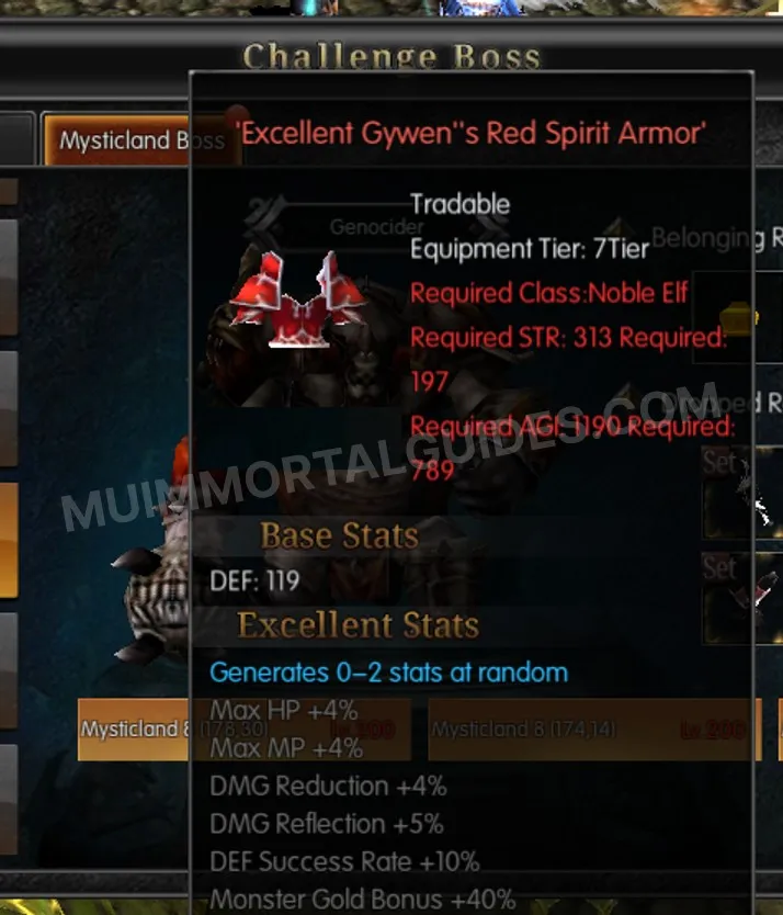 Screenshot of Excellent Gywen's Red Spirit Armor