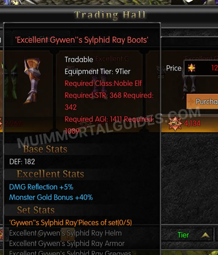 Screenshot of Excellent Gywen's Sylphid Ray Boots
