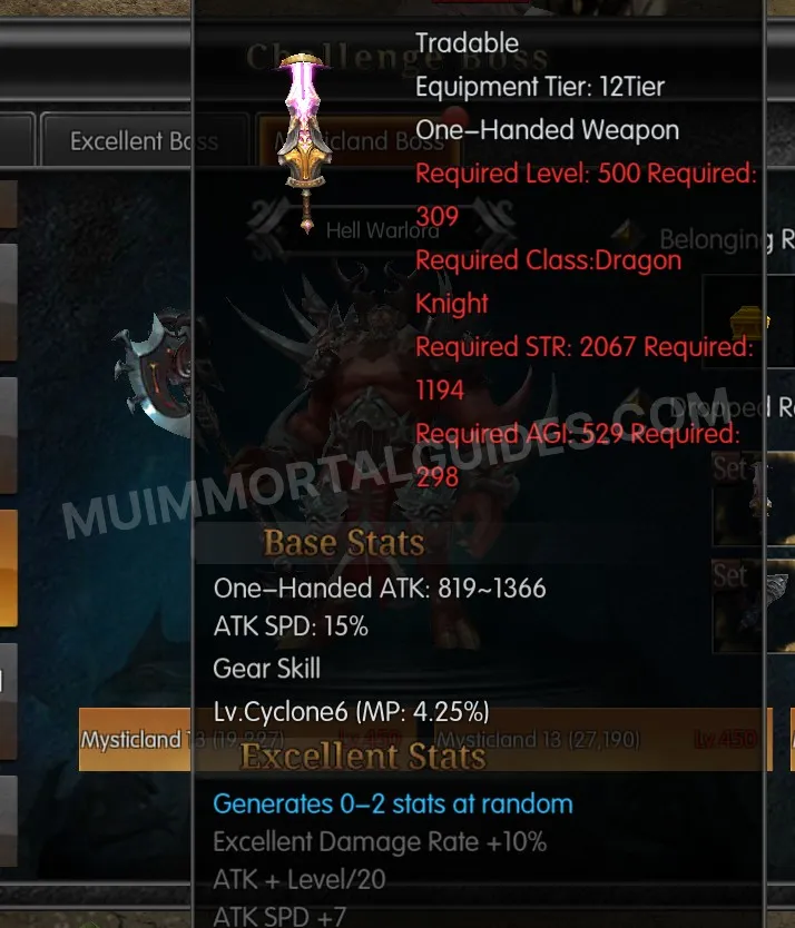 Screenshot of Excellent Hans' Dark Angel Sword