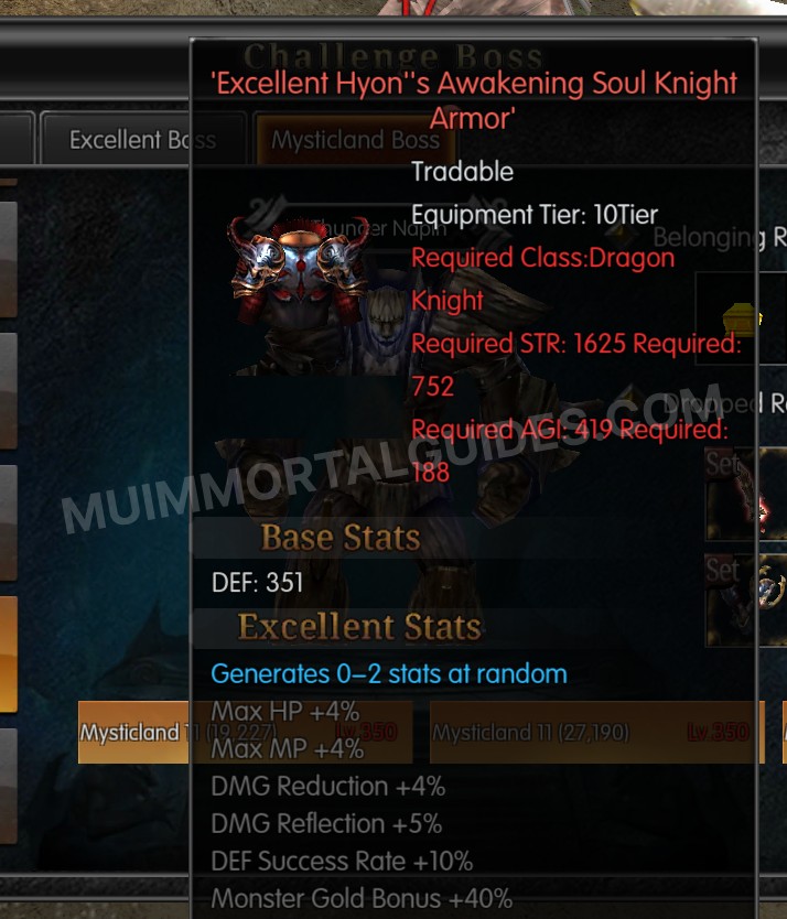 Screenshot of Excellent Hyon's Awakening Soul Knight