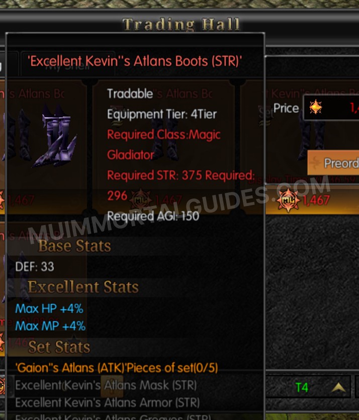 Screenshot of Excellent Kevin's Atlans Boots (STR)