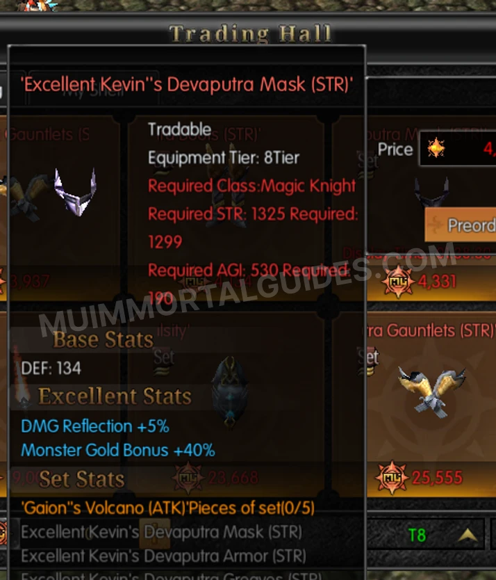 Screenshot of Excellent Kevin's Devaputra Mask (STR)