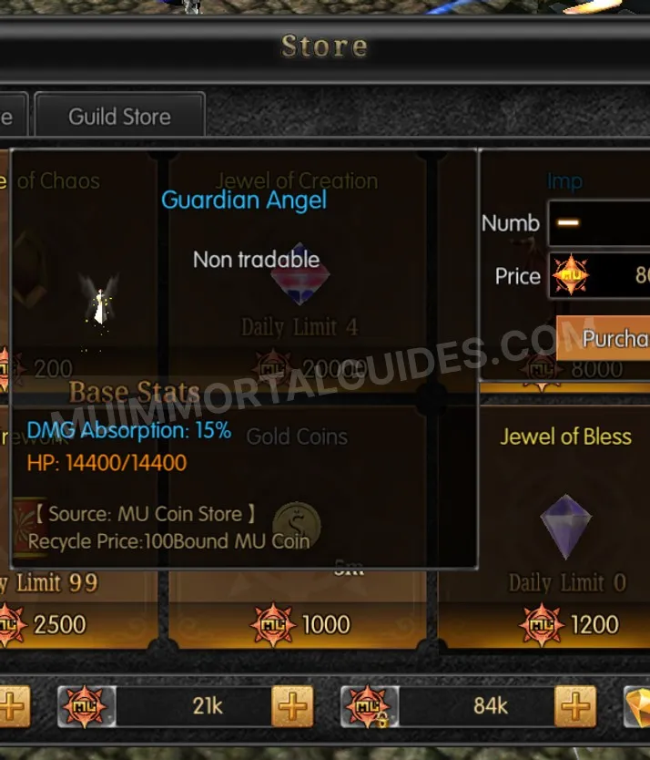 Screenshot of Guardian Angel