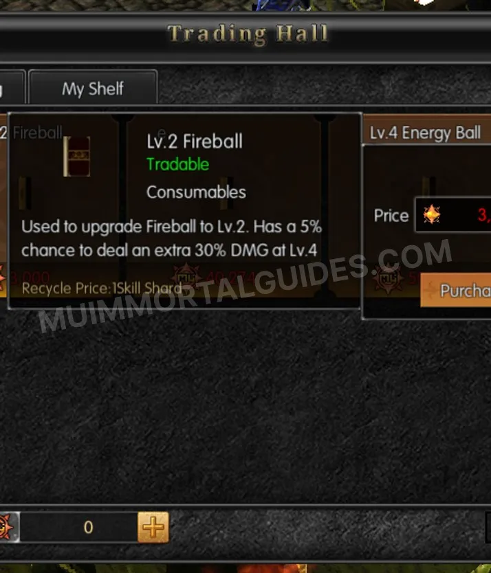 Screenshot of Lv.2 Fireball