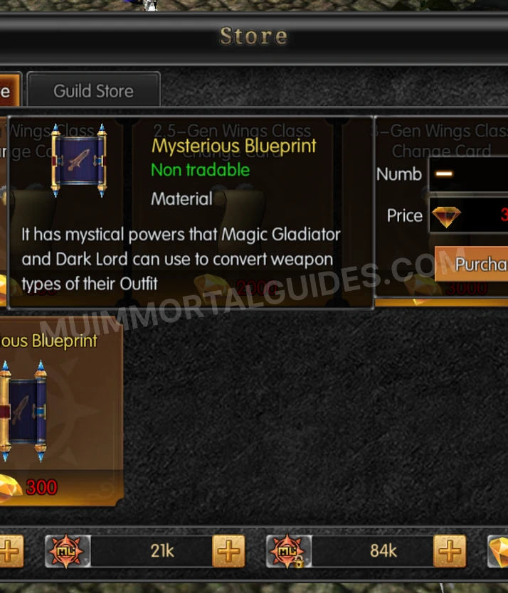 Screenshot of Mysterious Blueprint