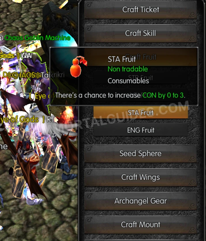 Screenshot of STA Fruit
