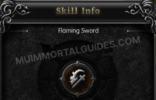 Flaming Sword
