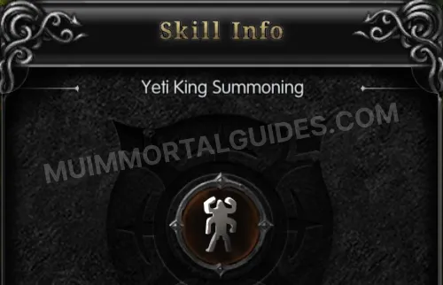 Yeti King Summoning